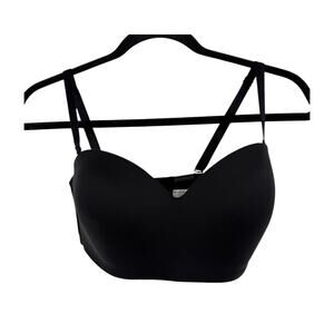 Wacoal 854372 Staying Power wire free strapless bra black size 32DD 32E